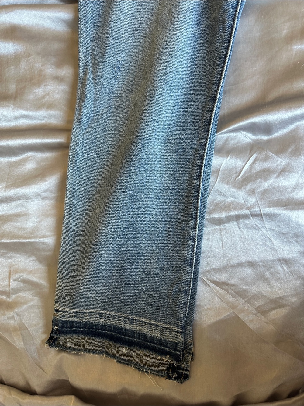 Light Blue Distressed Jeans - Picture 7 of 9